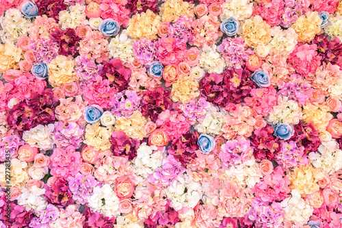 Flower texture. Flower wall