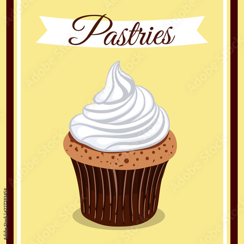 Pastries Creamy Cupcake