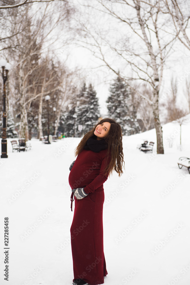 Portrait of beautiful pregnant woman Portrait of beautiful pregnant woman