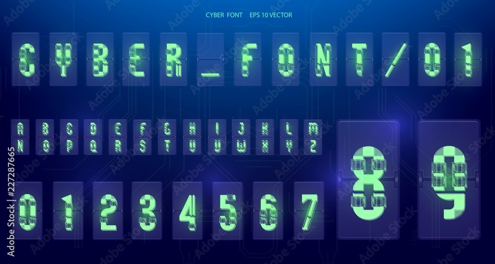 Futuristic Font design. Letters and Numbers for web and app. Techno font alphabet. Digital hi-tech symbols for HUD interface and cyberspace. Set of numbers and symbols for lamp o'clock Futuristic Font design. Letters and Numbers for web and app. Techno font alphabet. Digital hi-tech symbols for HUD interface and cyberspace. Set of numbers and symbols for lamp o'clock