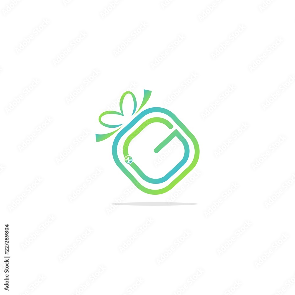 Letter G Box Gift Abstract Icon Logo Design Template Element Vector Letter G Box Gift Abstract Icon Logo Design Template Element Vector