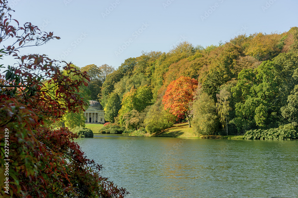 Autumn in the most popular park in the UK - Stourhead