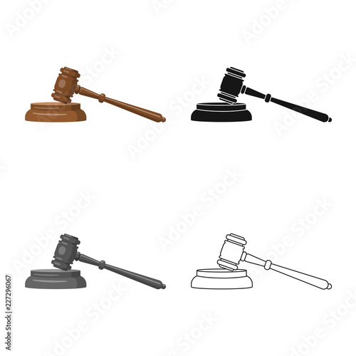 Vector illustration of law and lawyer logo. Set of law and justice vector icon for stock.