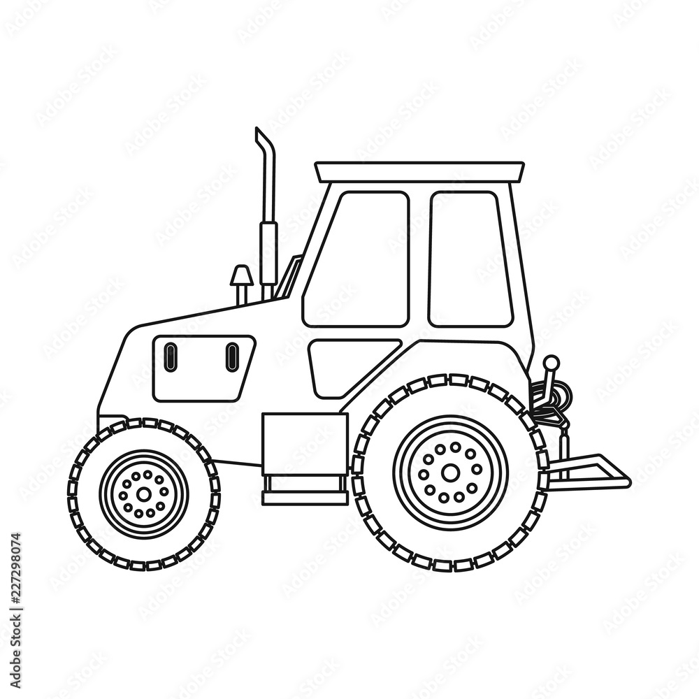 Obraz premium Isolated object of build and construction icon. Set of build and machinery stock vector illustration.