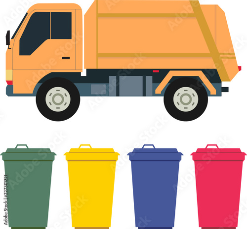 Waste truck Clean 