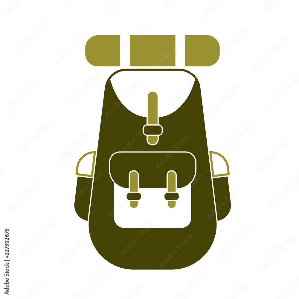 Obraz premium Backpack icon illustration