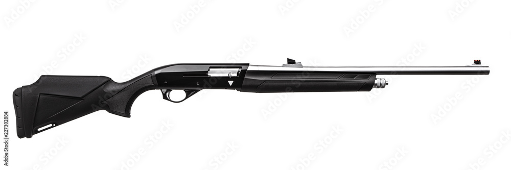 Shotgun isolated on white Shotgun isolated on white