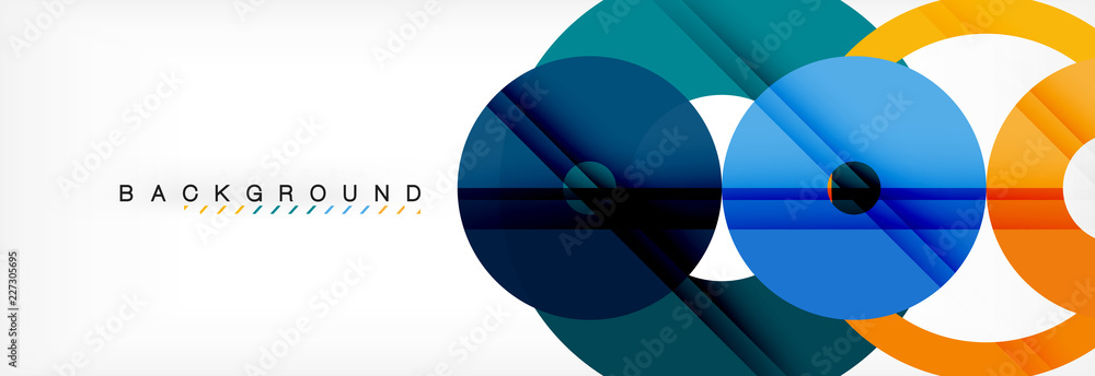 Geomtric modern backgrounds, rings abstract template Geomtric modern backgrounds, rings abstract template