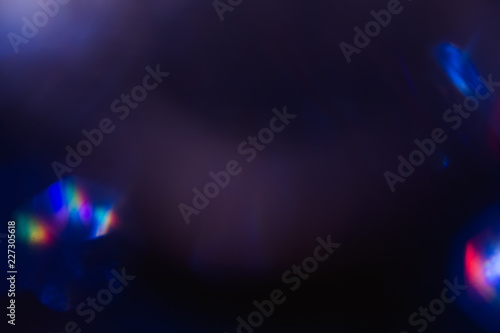 Photo lens flare colorful abstract light glow
