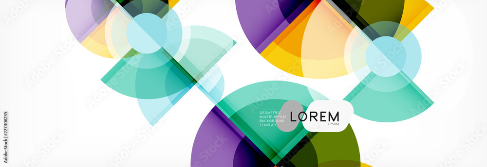 Abstract background bright circles geometric design Abstract background bright circles geometric design