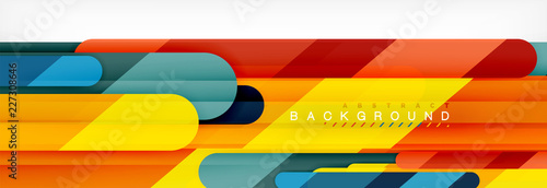 Abstract colorful lines, modern geometric background design