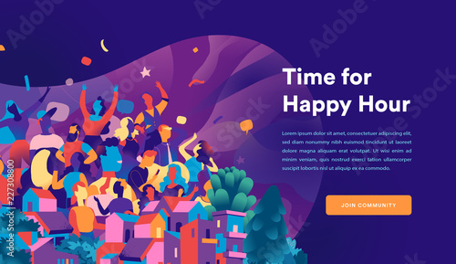 Community engagement landing page