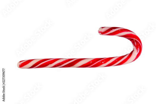 Candy cane isolated on a white background