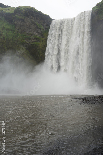 Wasserfall Sk  gafoss   S  d-Island