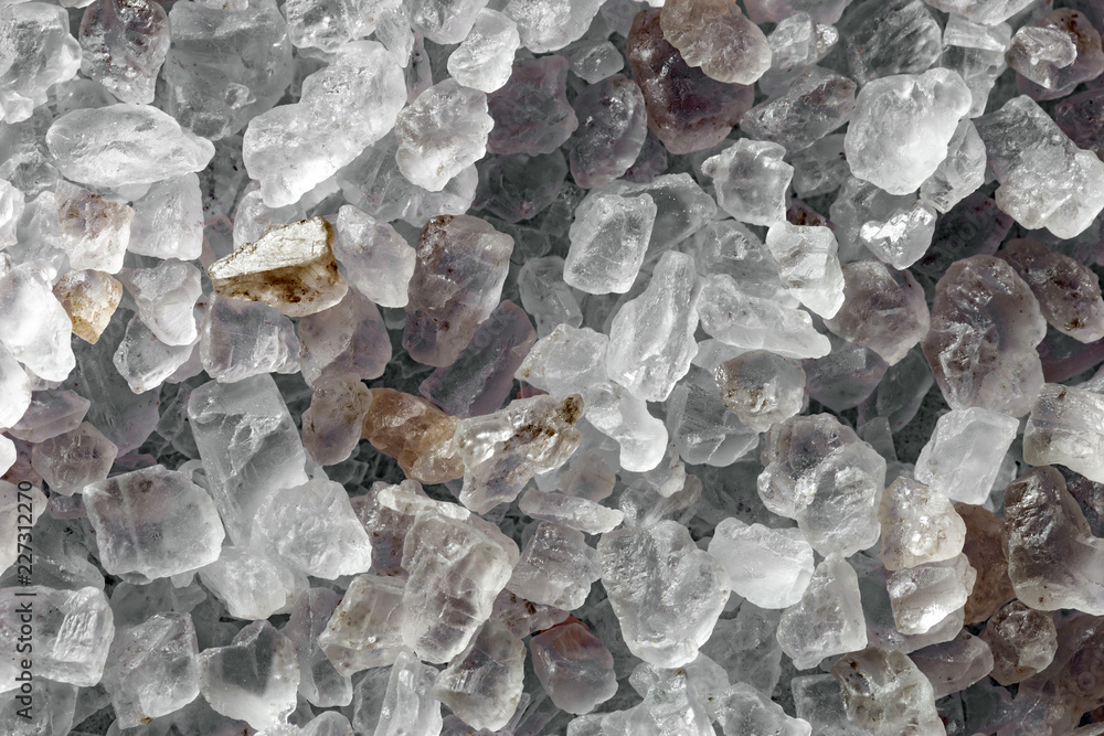 Pieces of rock salt