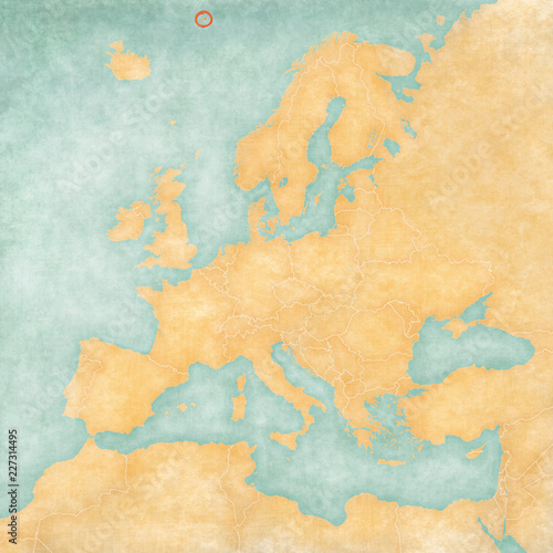 Map of Europe - Jan Mayen