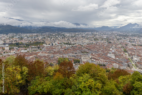 view of Grenoble since the Bastille
