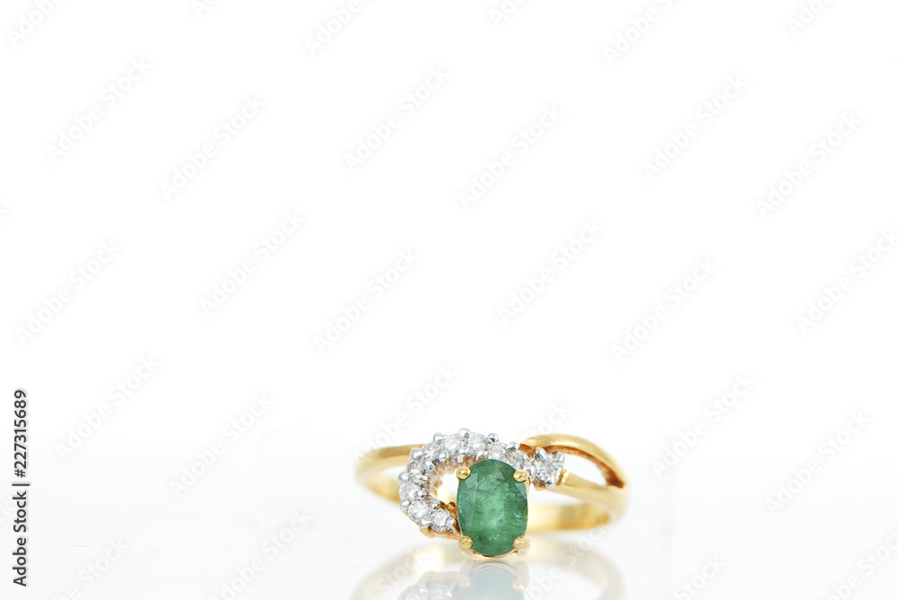 luxury jewelry on white background luxury jewelry on white background