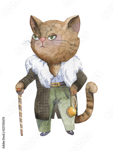 Foto Mafia gangster boss cat
