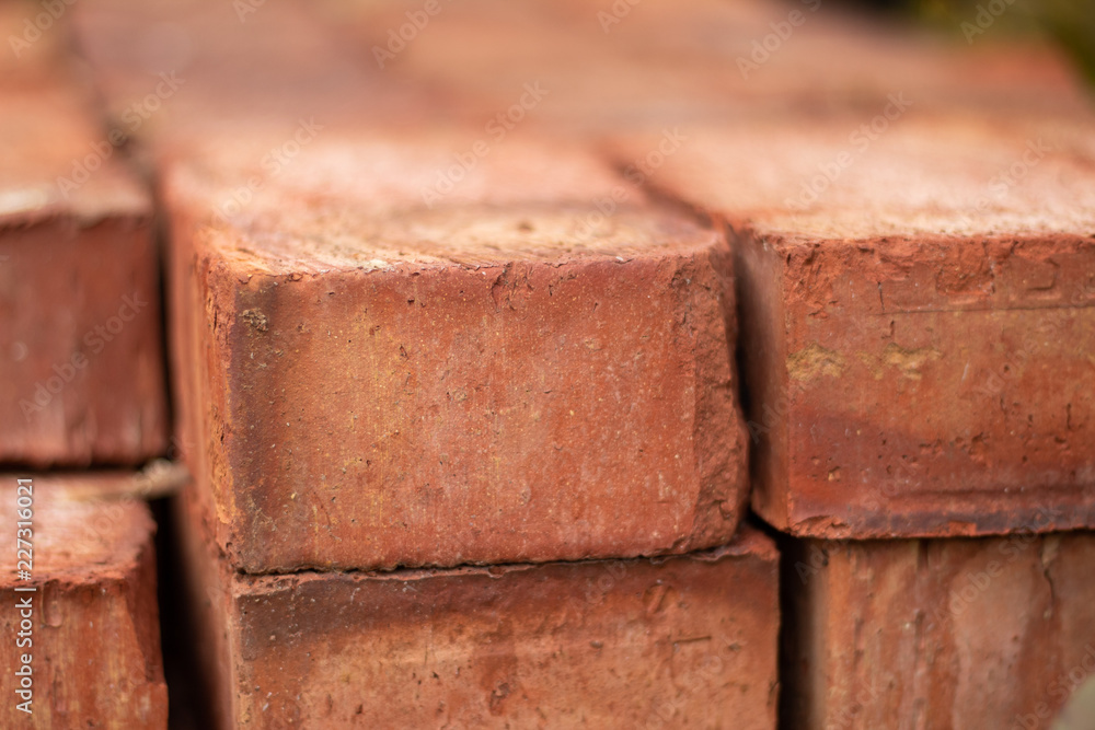 Red brick background Red brick background