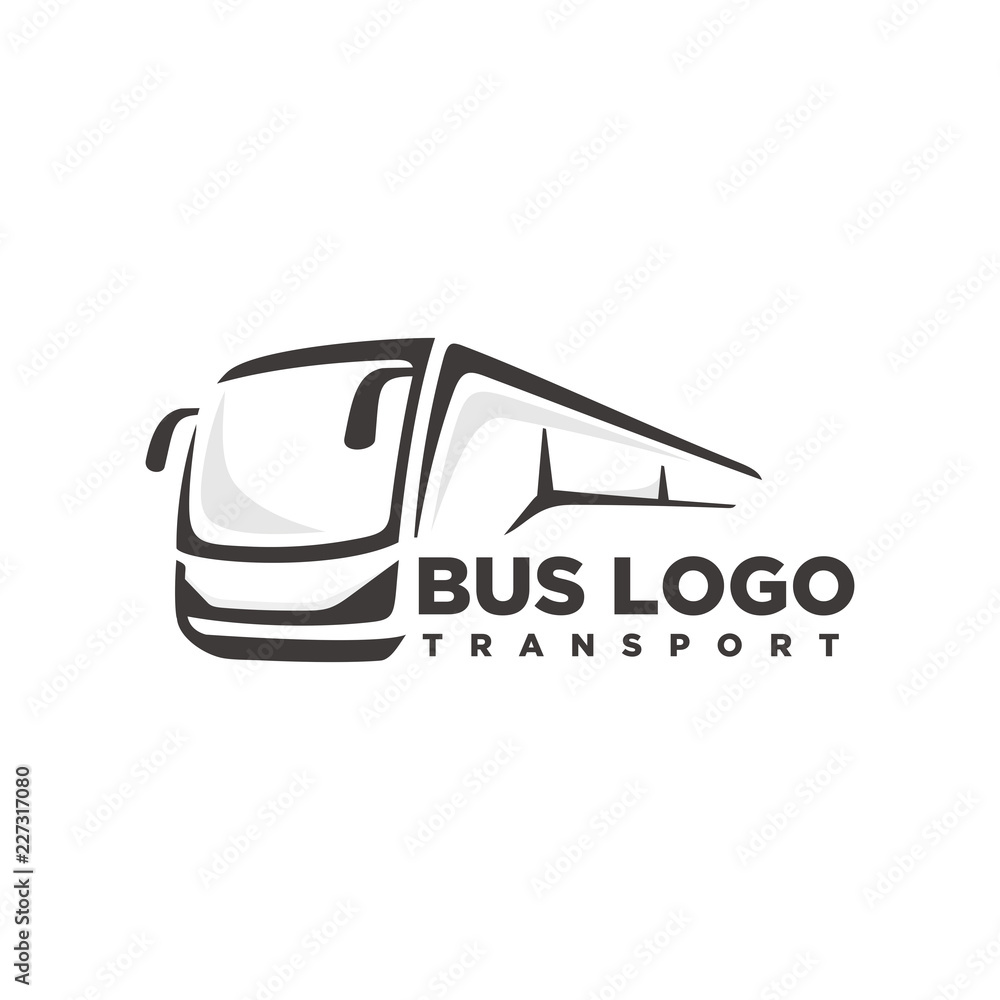 Bus logo template Stock Vector | Adobe Stock