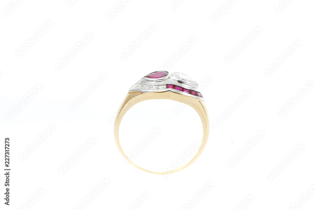 luxury jewelry on white background luxury jewelry on white background