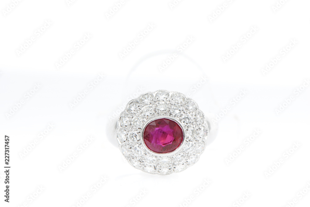 luxury jewelry on white background luxury jewelry on white background