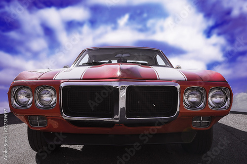 Obraz na płótnie muscle car