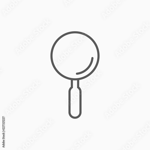 magnifier icon, magnifiers vector