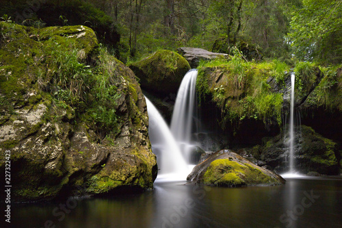 Fototapeta Naklejka Na Ścianę i Meble -  Waterfall in Bavarian Forest