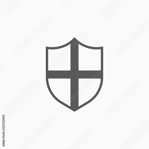 shield icon, aegis vector
