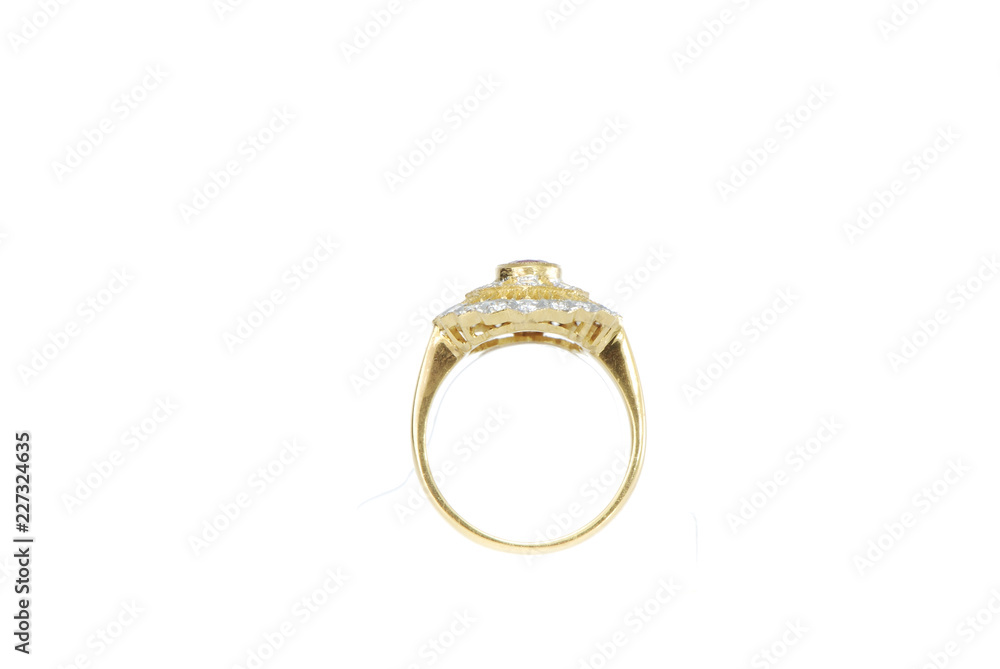 luxury jewelry on white background luxury jewelry on white background