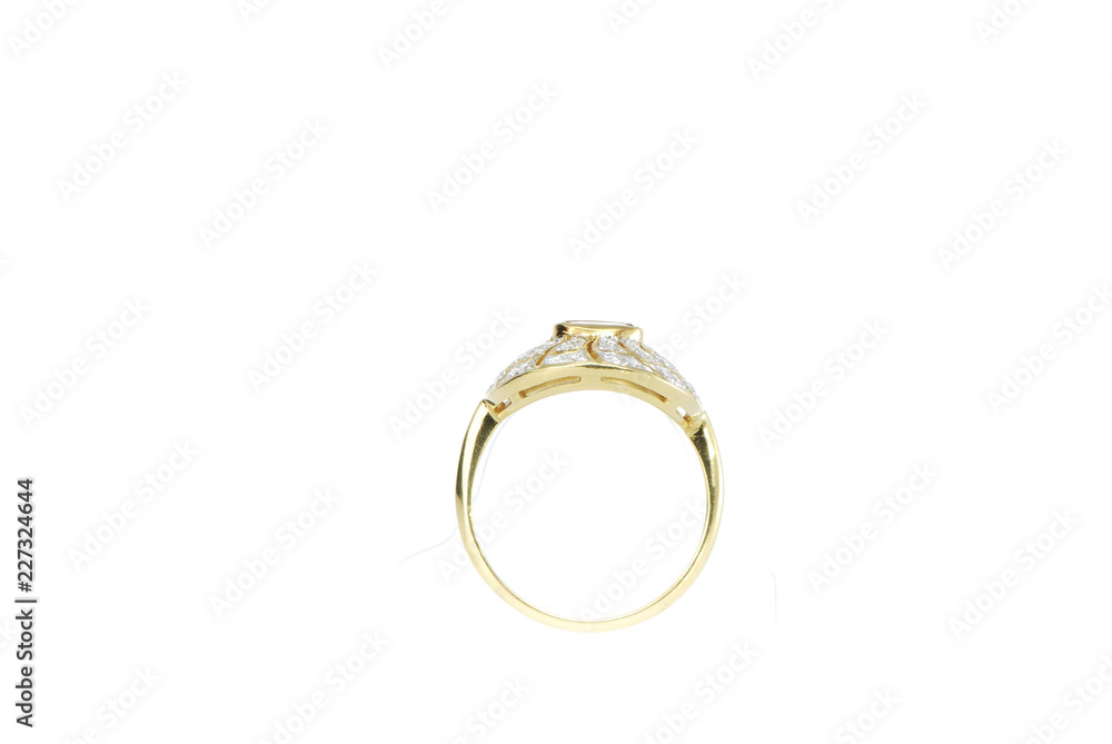 luxury jewelry on white background luxury jewelry on white background