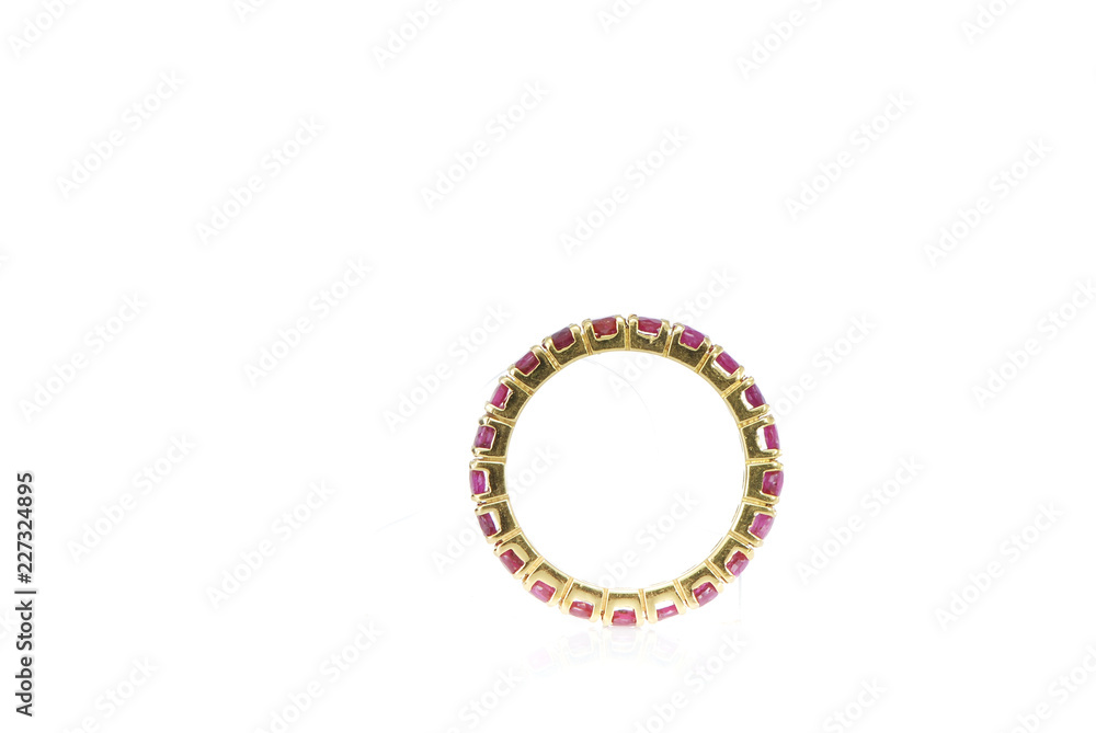 luxury jewelry on white background luxury jewelry on white background
