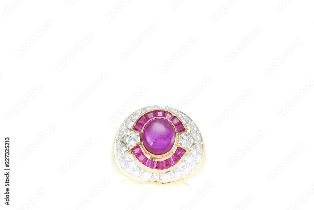 luxury jewelry on white background luxury jewelry on white background