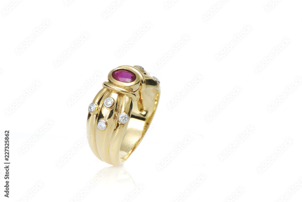 luxury jewelry on white background luxury jewelry on white background