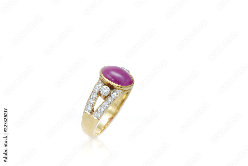 luxury jewelry on white background luxury jewelry on white background