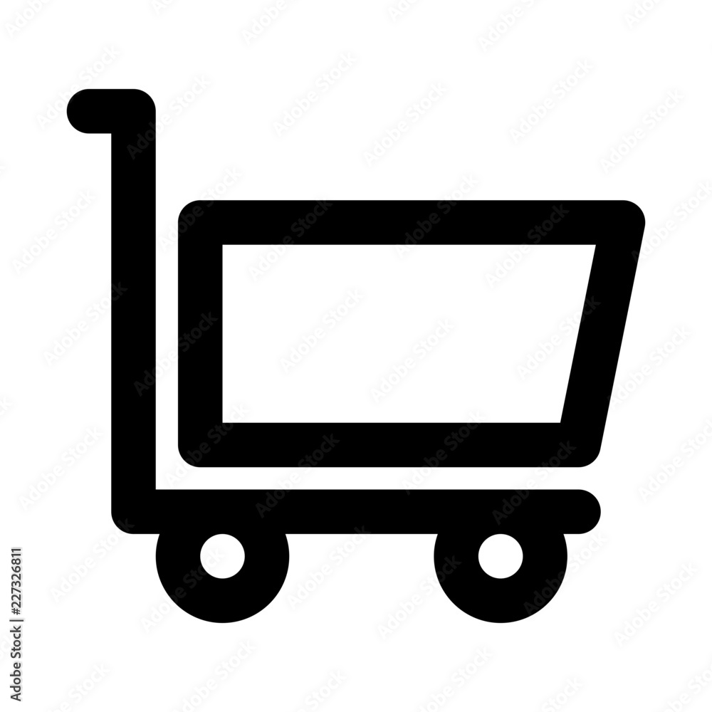 Cart Supermarket Commercial Marketing Business Office Agency Advertisement vector icon Cart Supermarket Commercial Marketing Business Office Agency Advertisement vector icon