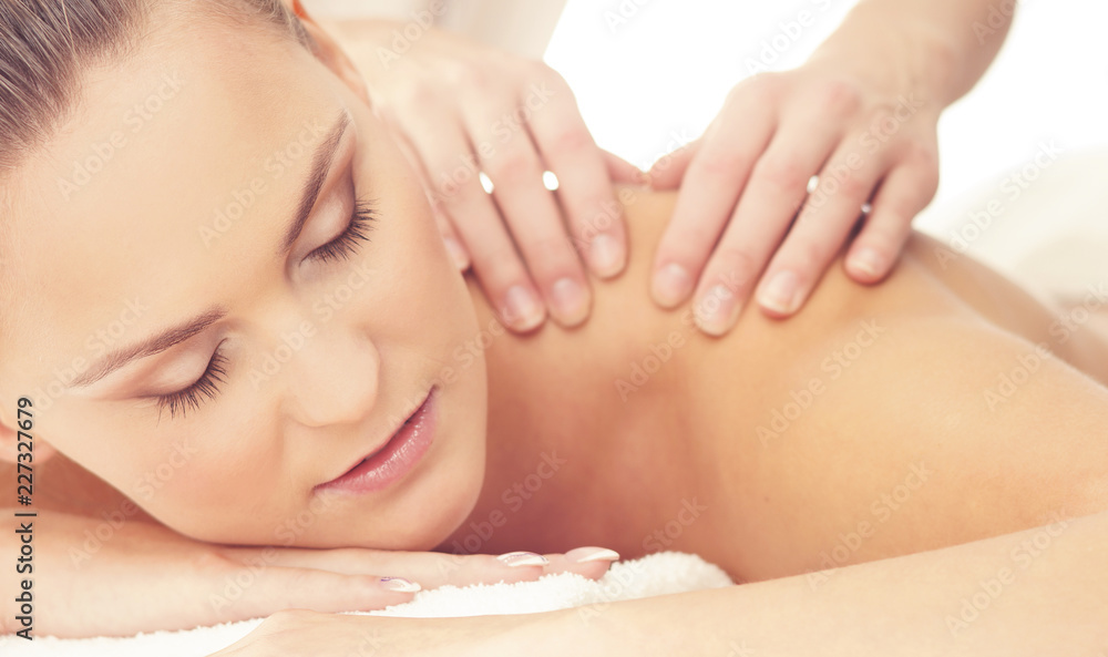 Healthy and Beautiful Woman in Spa. Recreation, Energy, Health, Massage and Healing. Healthy and Beautiful Woman in Spa. Recreation, Energy, Health, Massage and Healing.