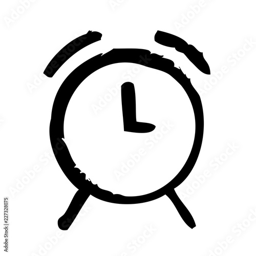 Clock Alarm Bell Signal Alert vector icon