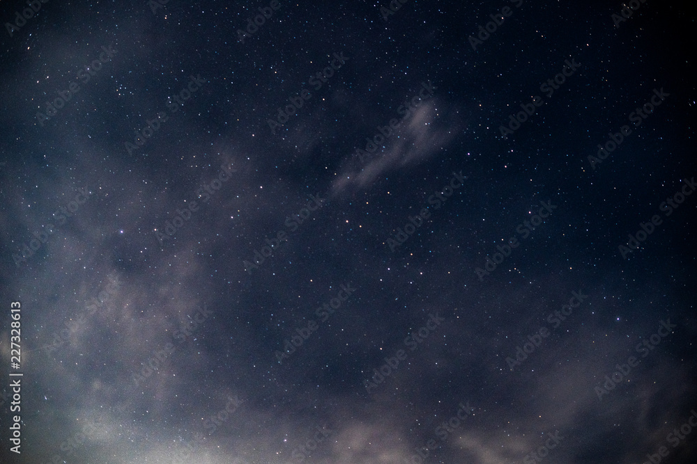 Fototapeta premium Dark sky full of stars at night