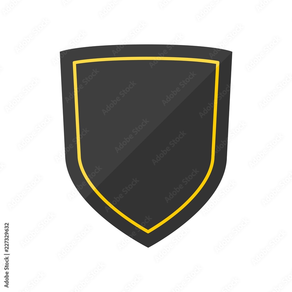 Shield seal frame icon Shield seal frame icon