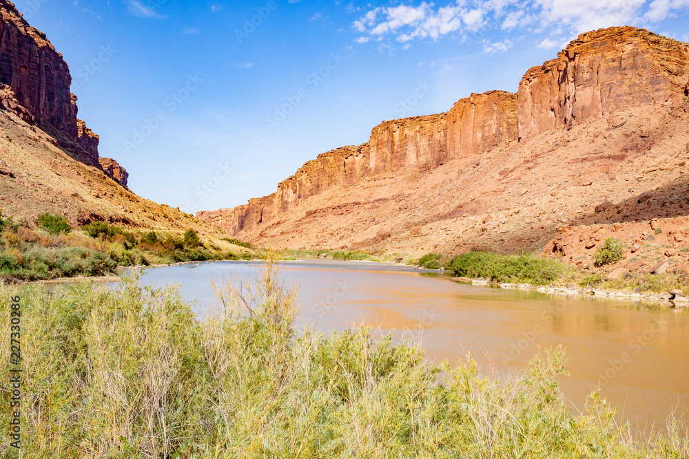 Colorado Riverway Recreation Area near Moab in Utah, USA