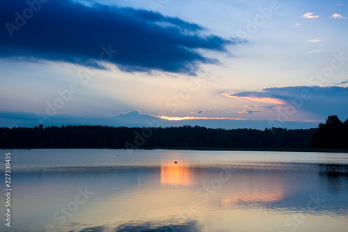 sunrise on the lake