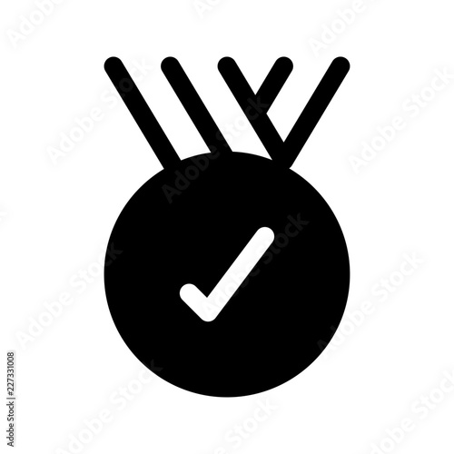 Check Award Honor Quality Premium Best vector icon