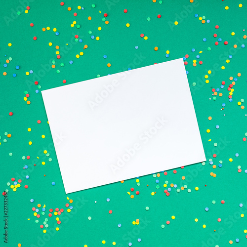 Christmas greetings letter mockup