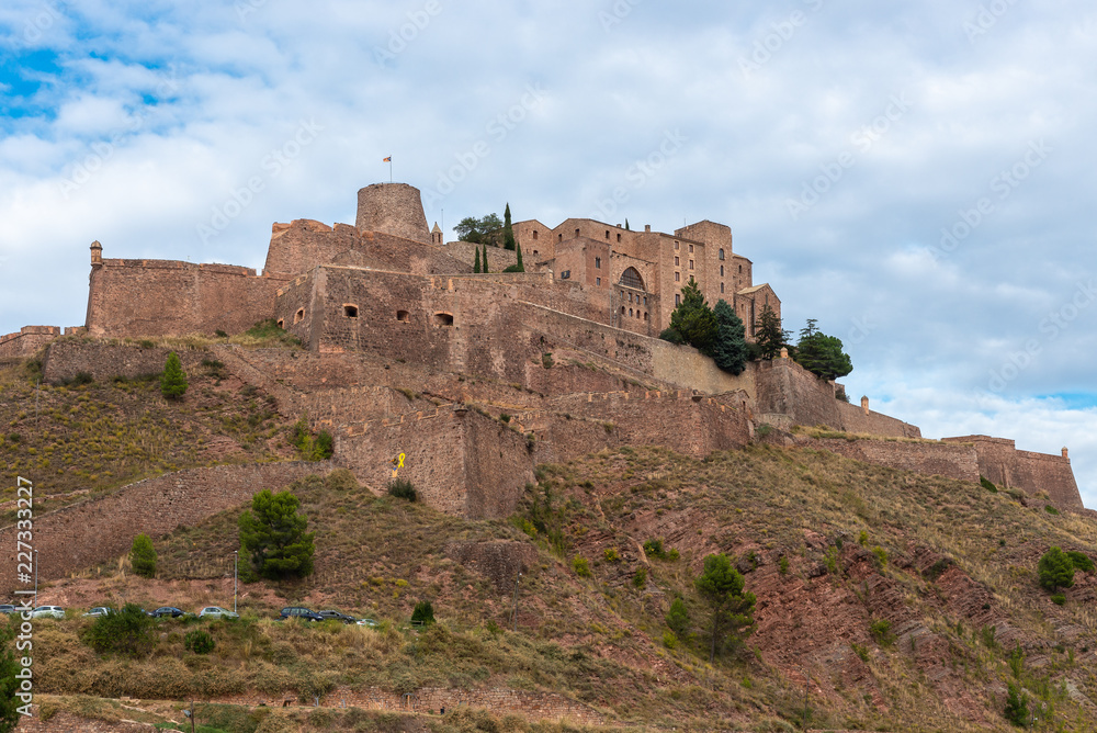 Castle of Cardona, gothic and romanesque style fortress in Barcelona, Spain