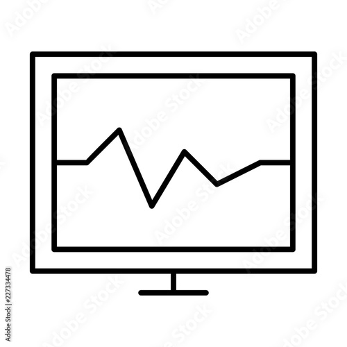 Cardiograph Medicine Hospital Medical Ambulance Healthcare vector icon