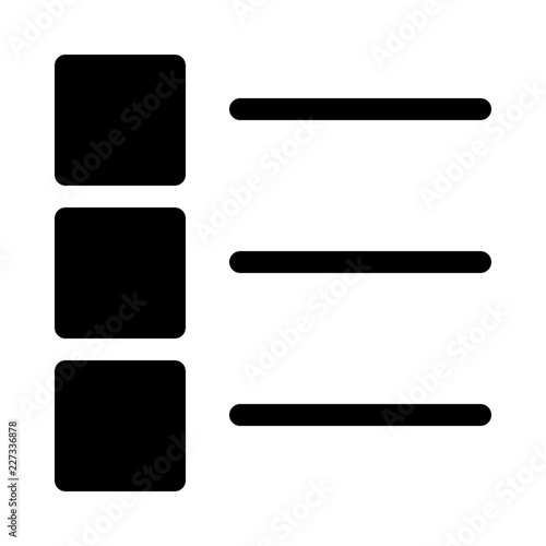 Checklist List Todo Gui Web vector icon