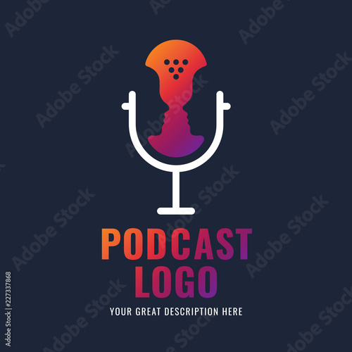 Podcast logotype.